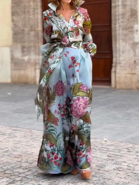 Floral Long Sleeve Dress